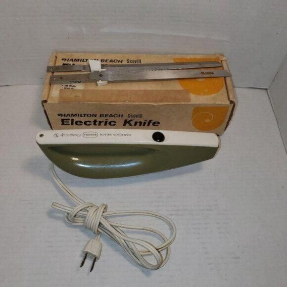 Vintage Hamilton Beach Electric Knife Avocado Model 275a Meat Bread - Picture 5 of 16